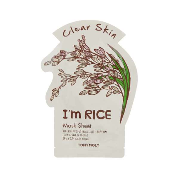 TONYMOLY I’m Real Rice Mask Sheet Clear Skin