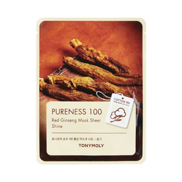TONYMOLY Pureness 100 Mask Sheet Red Ginseng