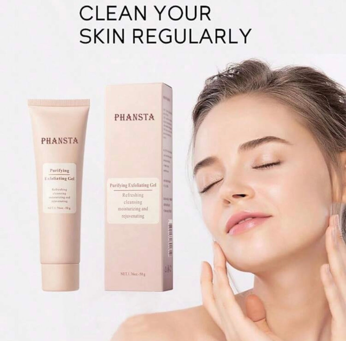 Purifying exfoliating gel