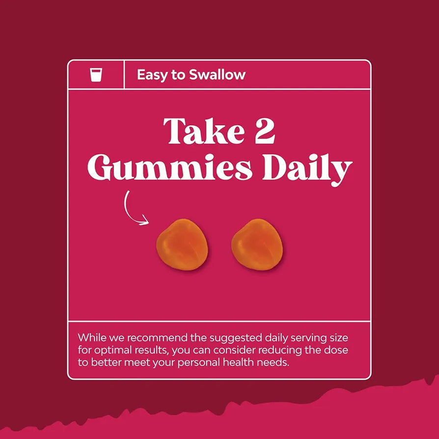 Fertility Gummies for Women Trying to Conceive - Yummy Gummy Fertility Supplement for Women with Myo-Inositol Folic Acid & Vitex Chasteberry - Vegan Non-GMO & Gluten Free - Juicy Peach 