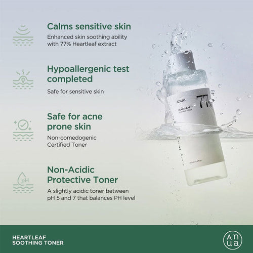 Anua Heartleaf 77% Soothing Toner 500ml