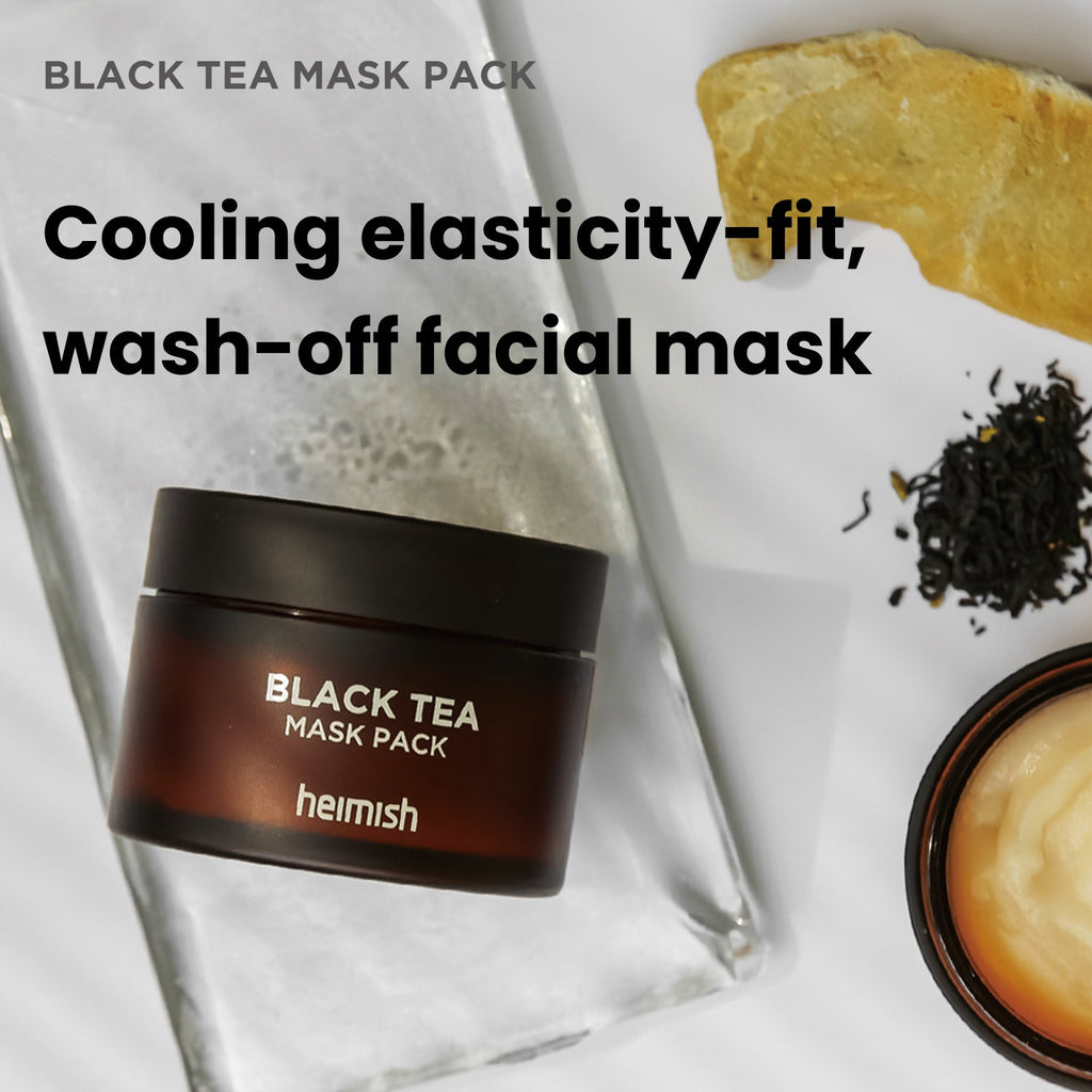 Heimish Black Tea Wash Off Mask Pack