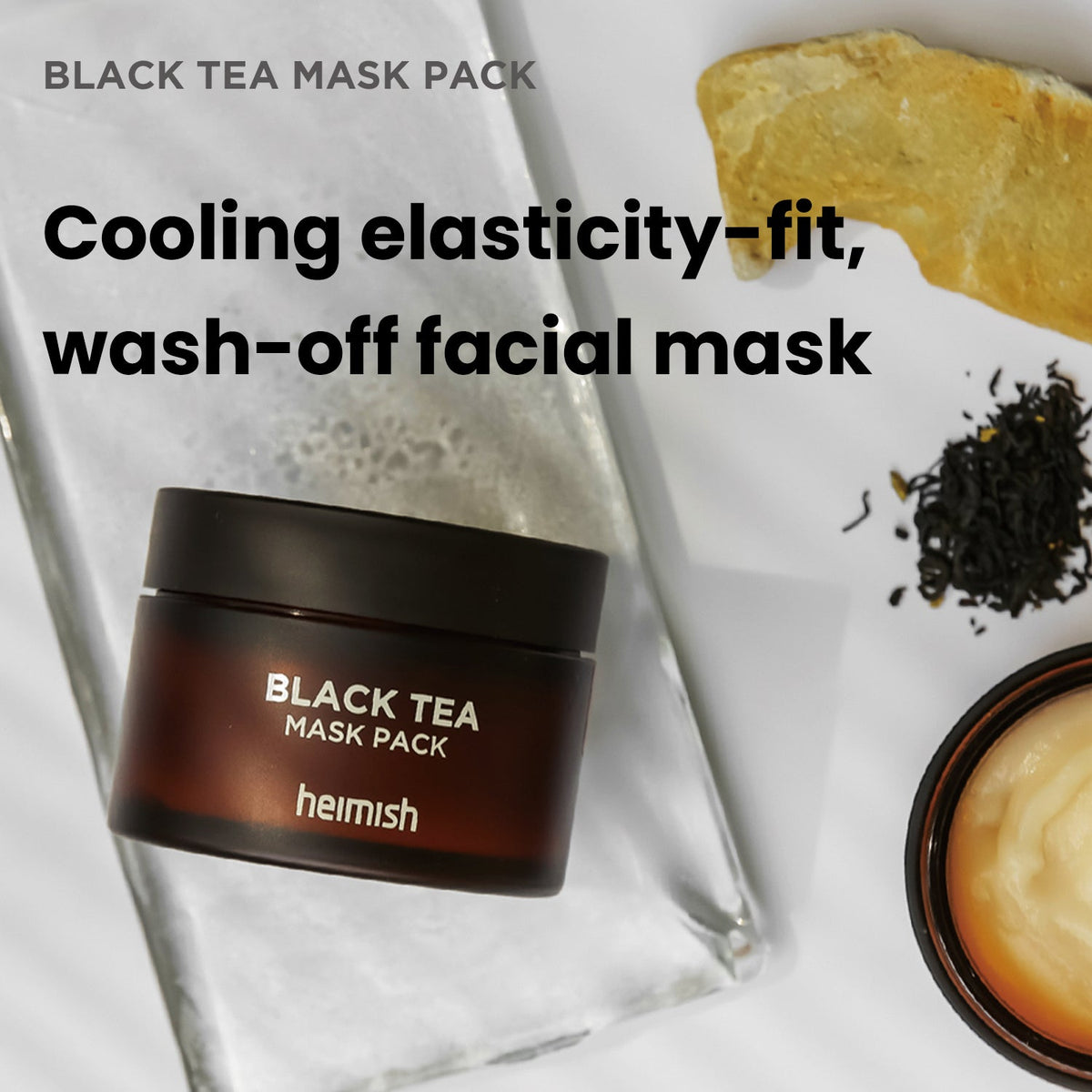 Heimish Black Tea Wash Off Mask Pack