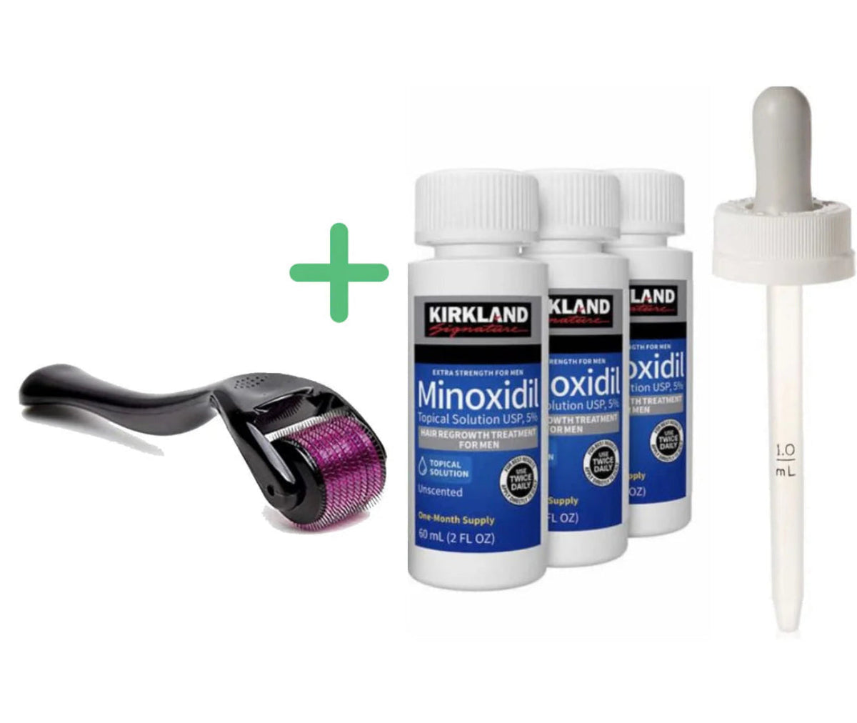 Minoxidil hair growth solution Minoxidil 5% Topical Solution Extra Strength Hair Regrowth